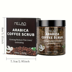 Organic Arabica Coffee Body Scrub Exfoliator Dead Sea Salt