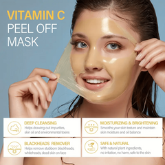 Vitamin C Peel Off Face Mask Turmeric Blackhead Remover