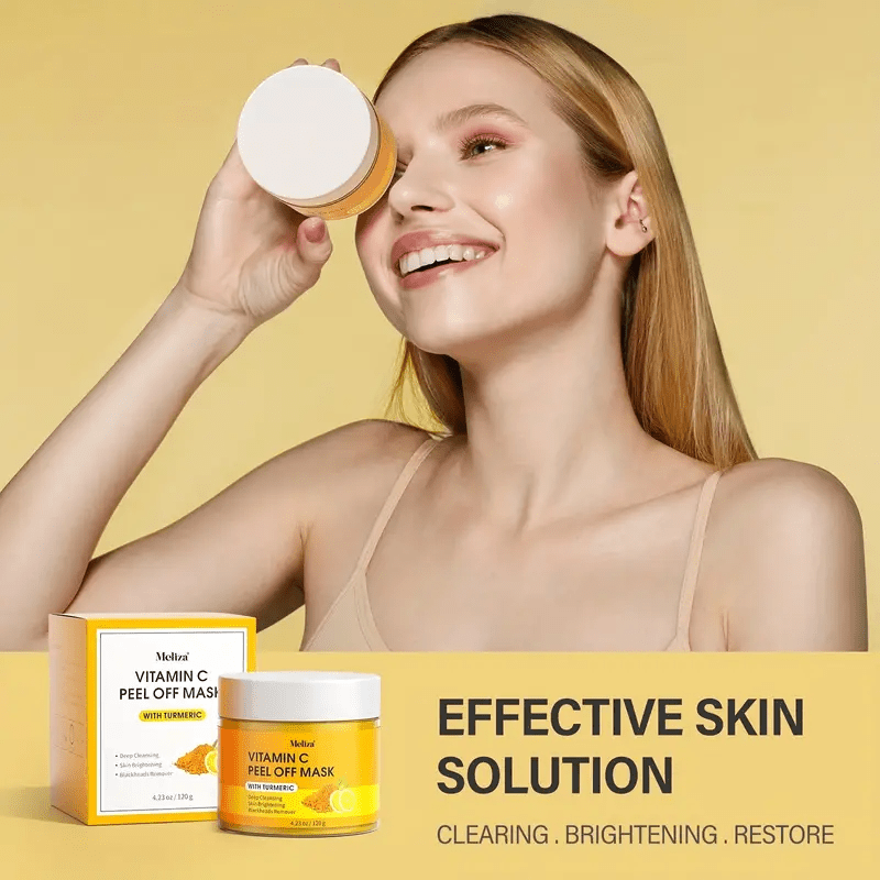 Vitamin C Peel Off Face Mask Turmeric Blackhead Remover