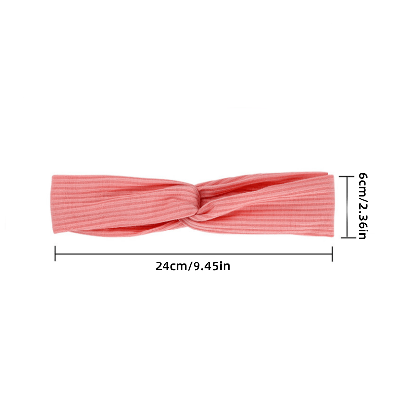 Fashionable Wide Turban Twist Hairband for Women - Comfortable and Stylish