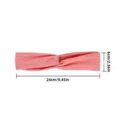 Fashionable Wide Turban Twist Hairband for Women - Comfortable and Stylish
