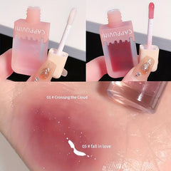 Moisturizing Pearl Lip Gloss Long Lasting Lip Glaze with Mirror Water Gloss