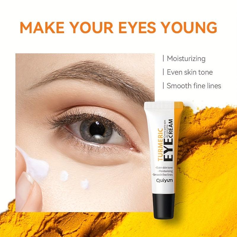 Organic Turmeric Eye Cream 15g Fades Dark Circles Wrinkles Ginger