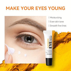 Organic Turmeric Eye Cream 15g Fades Dark Circles Wrinkles Ginger