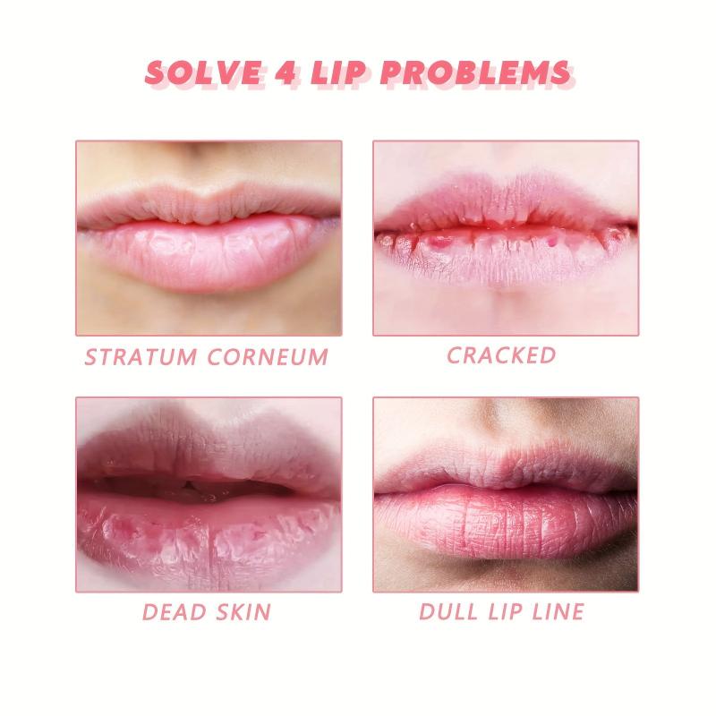 Peach Lip Scrub Exfoliator & Moisturizer - Reduce Dead Skin - Tender Lips Care