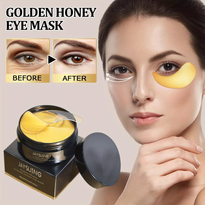 Golden Snail Collagen Eye Mask 60-Pack Hyaluronic Acid Targets Dark Circles