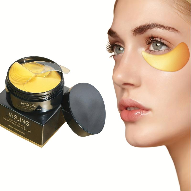 Golden Snail Collagen Eye Mask 60-Pack Hyaluronic Acid Targets Dark Circles