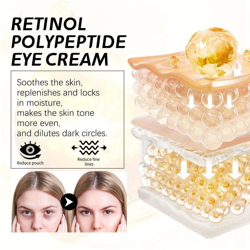 Retinol Eye Cream Fine Lines Puffiness Dark Circles Bags