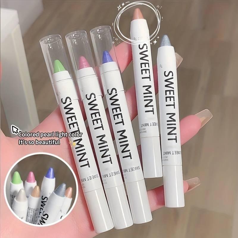 Matte Eyeliner Pen Highlighter Pearly Sparkling Waterproof Eyeshadow Stick