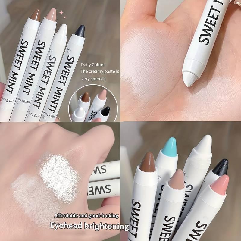 Matte Eyeliner Pen Highlighter Pearly Sparkling Waterproof Eyeshadow Stick