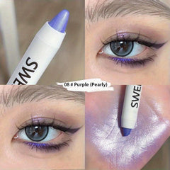 Matte Eyeliner Pen Highlighter Pearly Sparkling Waterproof Eyeshadow Stick