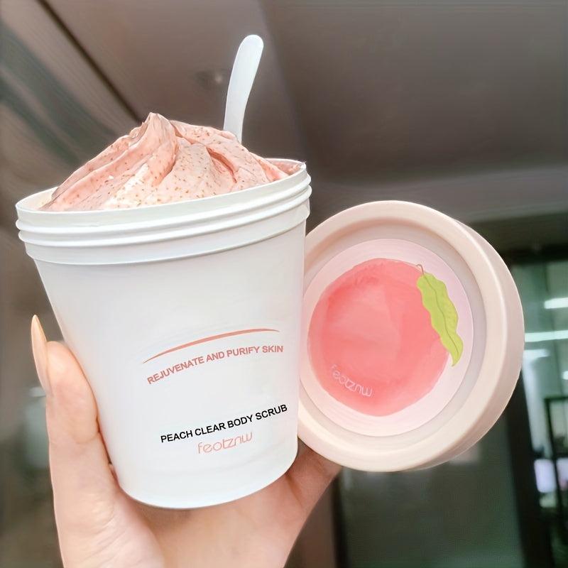 Peach Body Scrub with Nicotinamide for Pimples Removal