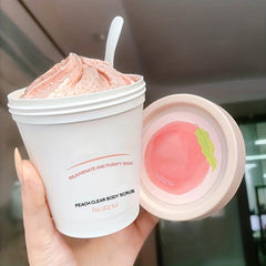Peach Body Scrub with Nicotinamide for Pimples Removal