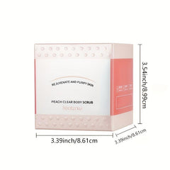 Peach Body Scrub with Nicotinamide for Pimples Removal