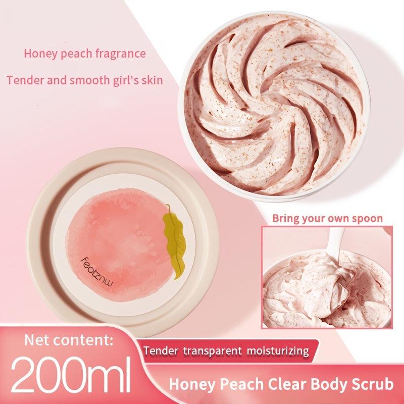 Peach Body Scrub with Nicotinamide for Pimples Removal