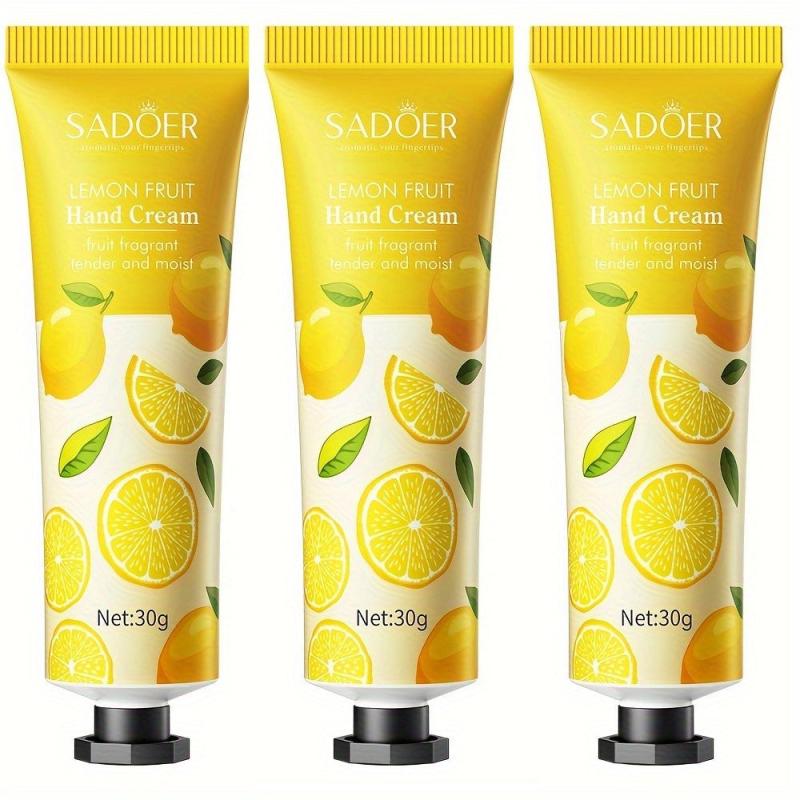 Lemon Hand Cream for Moisturizing and Smoothing