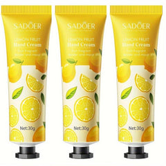 Lemon Hand Cream for Moisturizing and Smoothing