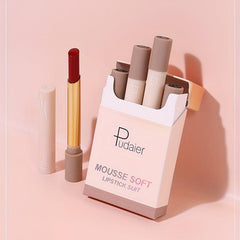 4Pcs Soft Velvet Liquid Lipstick Set Long Lasting Moisturising Lip Stain