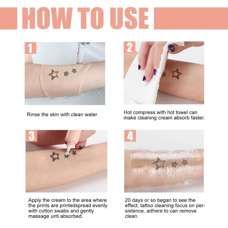 Ink-Removing Tattoo Cream Moisturizing Formula