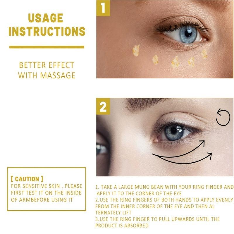 24K Serum Eye Cream Reduce Fine Lines & Dark Circles