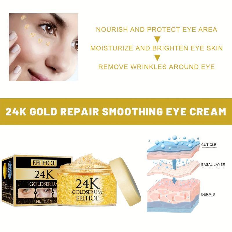 24K Serum Eye Cream Reduce Fine Lines & Dark Circles