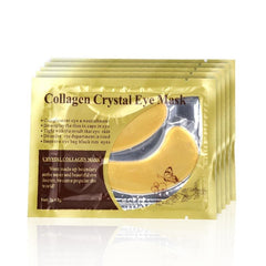 10pcs Hydrating Crystal Golden Eye Mask Reduce Dark Circles and Wrinkles