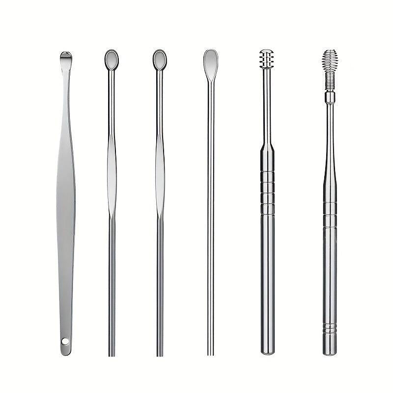 6pcs Stainless Steel Ear Wax Remover Tool Set