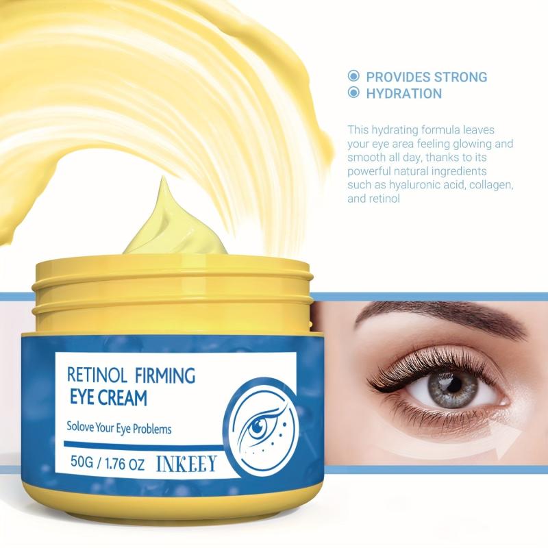 Retinol Under Eye Cream for Dark Circles & Puffiness, Tightens Pores