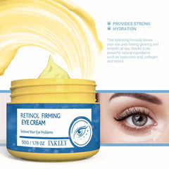 Retinol Under Eye Cream for Dark Circles & Puffiness, Tightens Pores