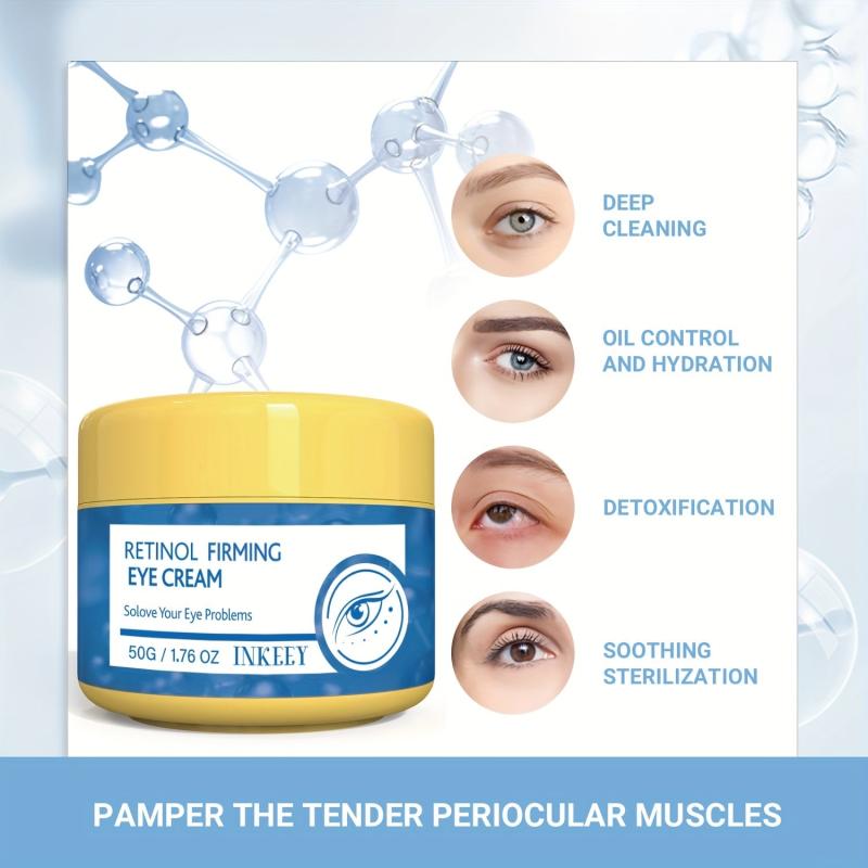 Retinol Under Eye Cream for Dark Circles & Puffiness, Tightens Pores