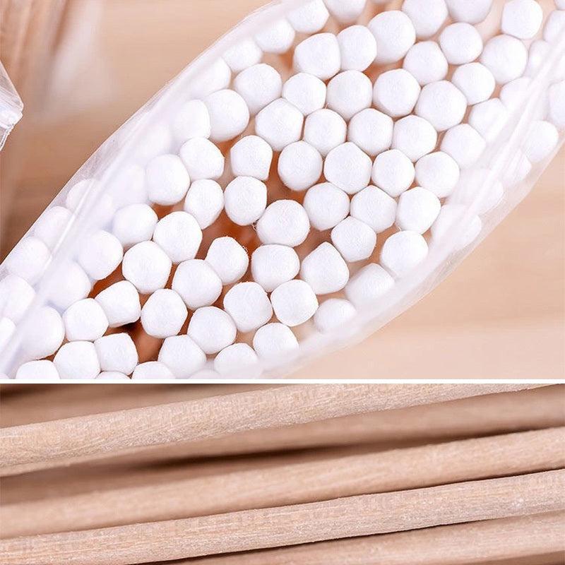 100pcs Double-Headed Hygienic Cleaning Swabs