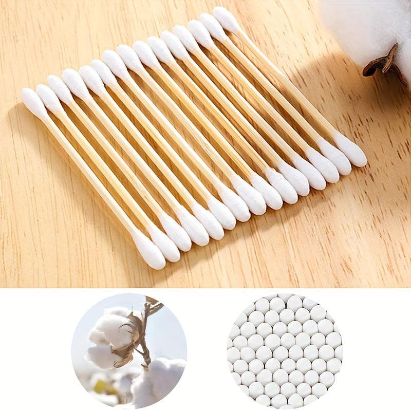 100pcs Double-Headed Hygienic Cleaning Swabs