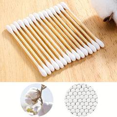 100pcs Double-Headed Hygienic Cleaning Swabs