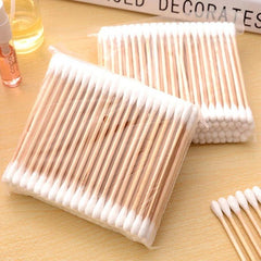 100pcs Double-Headed Hygienic Cleaning Swabs