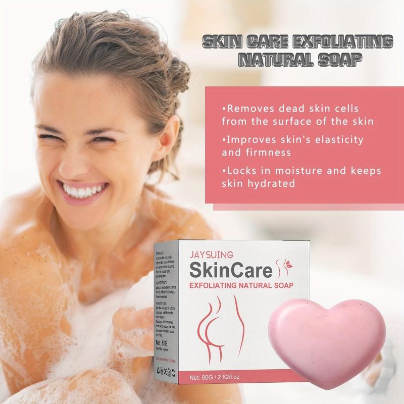 Exfoliating Body Soap Peach Pink Soaps Natural Soap