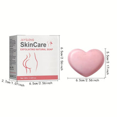 Exfoliating Body Soap Peach Pink Soaps Natural Soap