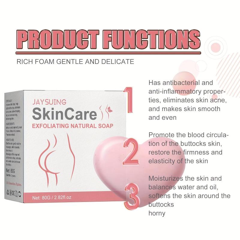 Exfoliating Body Soap Peach Pink Soaps Natural Soap