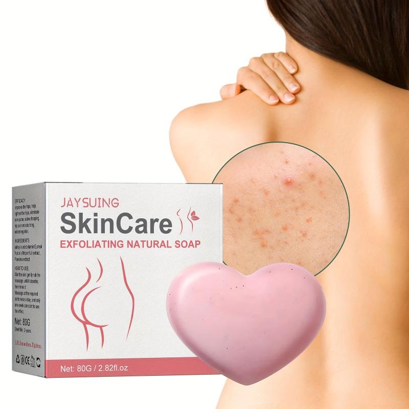 Exfoliating Body Soap Peach Pink Soaps Natural Soap
