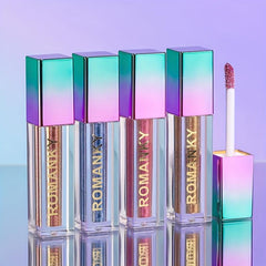 Glitter Liquid Eyeshadow Set Golden Brown Stick Makeup Fast Long Lasting Gift