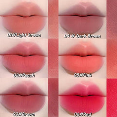 Red Brown Velvet Matte Lipstick Mud Lipstick