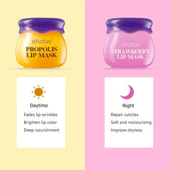 Hydrating Lip Mask Honey Strawberry Moisturizing Care
