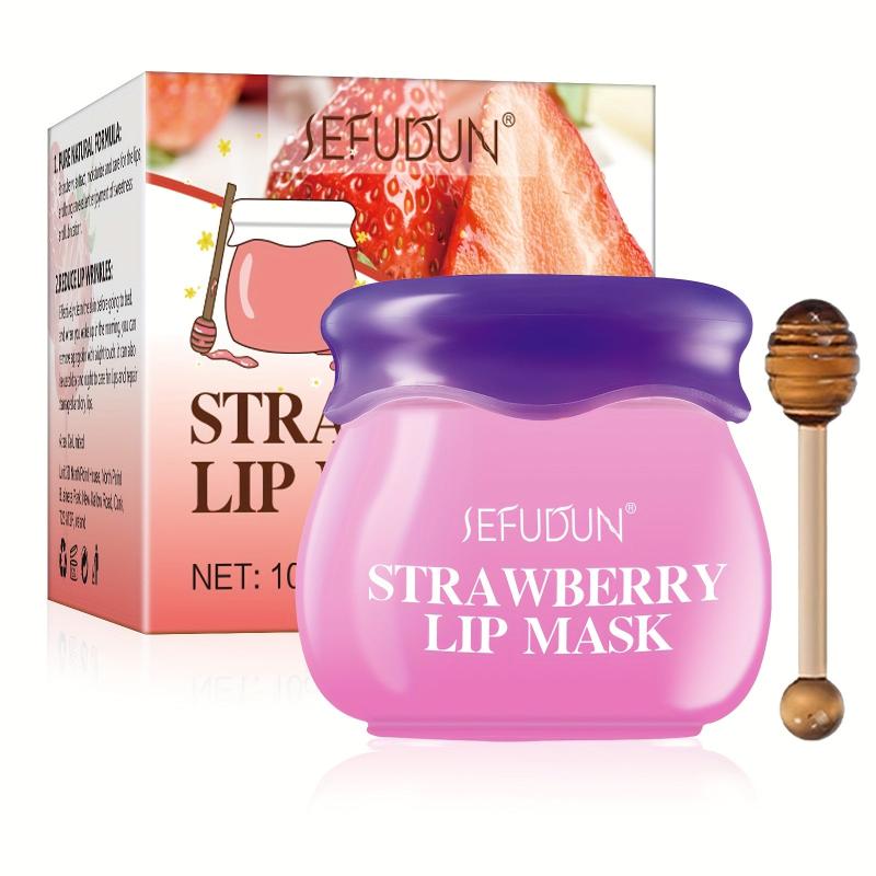 Hydrating Lip Mask Honey Strawberry Moisturizing Care