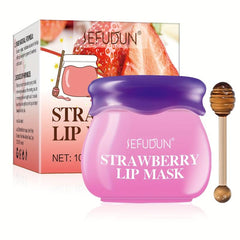 Hydrating Lip Mask Honey Strawberry Moisturizing Care