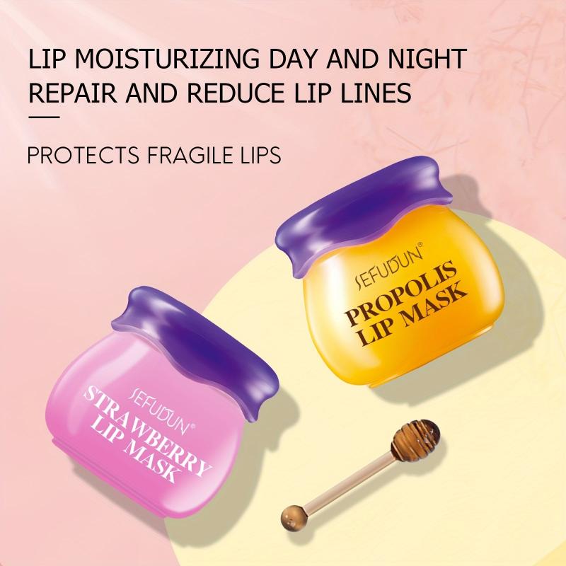 Hydrating Lip Mask Honey Strawberry Moisturizing Care