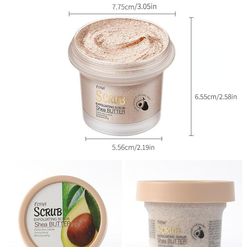 Shea Butter Body Scrub Exfoliating Wash for Men and Women