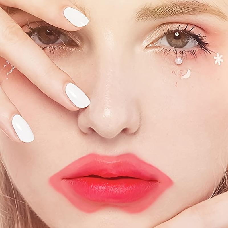 Hydrating Pink Crystal Collagen Lip Mask Patches for Plump Lips