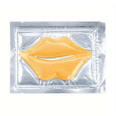 Hydrating Pink Crystal Collagen Lip Mask Patches for Plump Lips