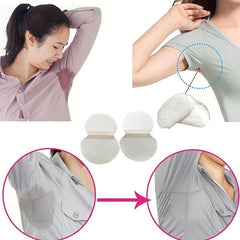 10 Pcs Underarm Sweat Pads Armpit Sweat Pads Disposable Comfortable Unflavored
