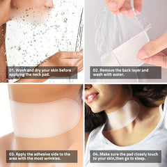 NeckLift Anti Wrinkle Patch Overnight Silicone Patches For Neck Wrinkles