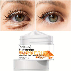 Turmeric Vitamin C Eye Cream Moisturize Reduce Aging Smooth Wrinkles Firm Skin